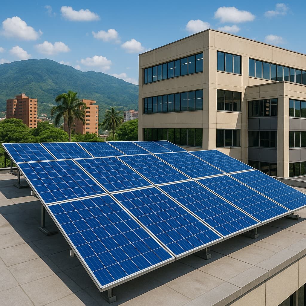 Painéis solares para empresas