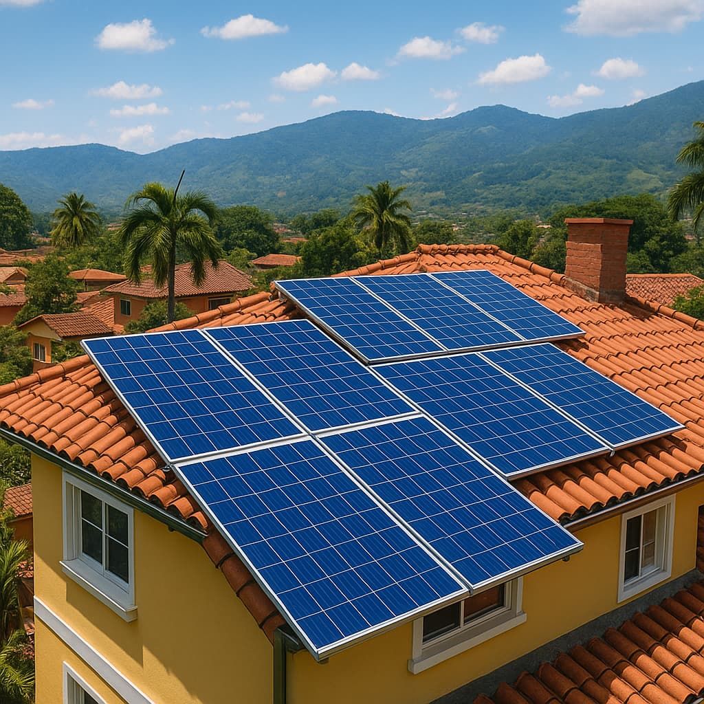 Painéis solares para residências