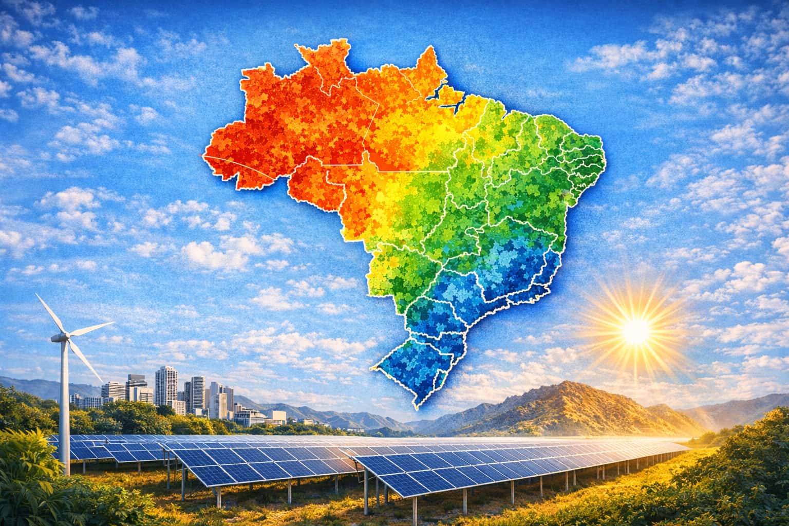 Atlas solar Brasil